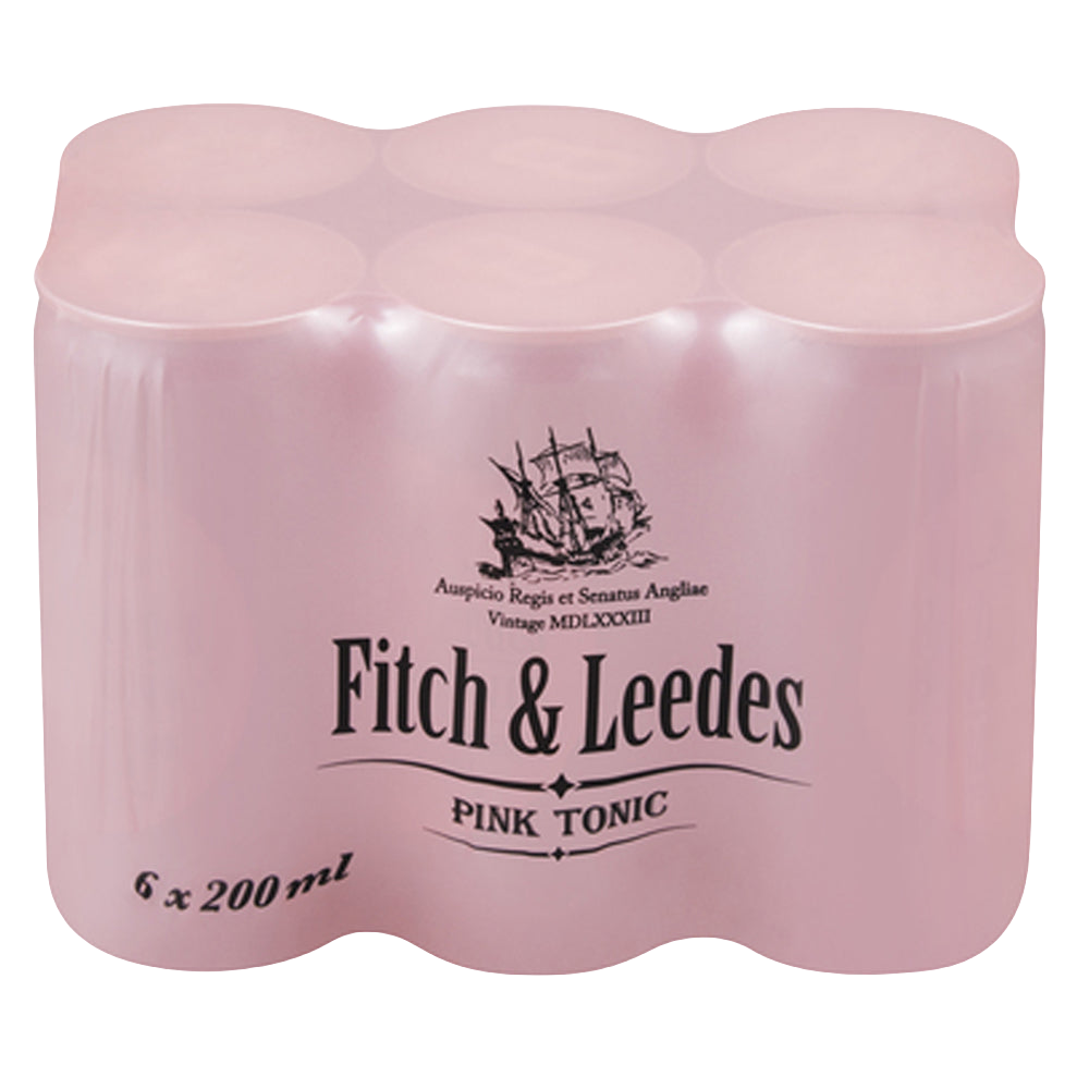 Fitch & Leedes Pink Tonic 200ml Pacote com 6