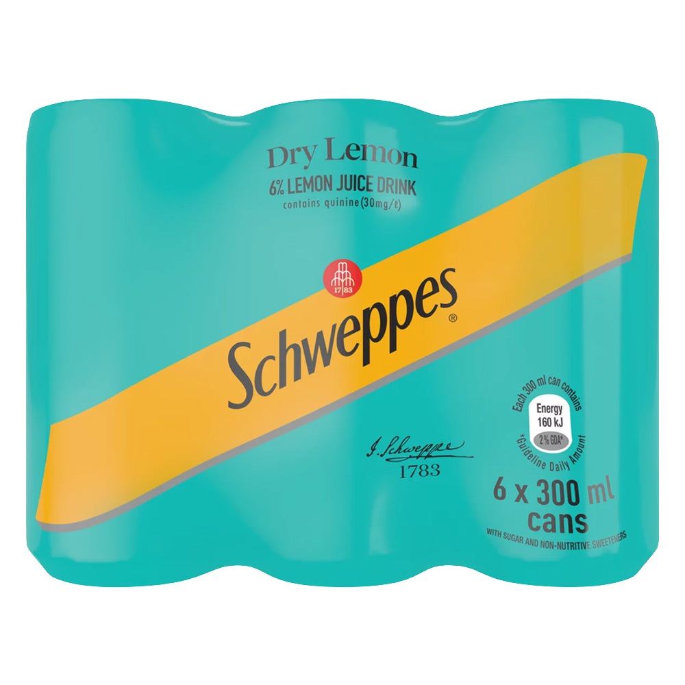 Schweppes Limão Seco 200ml Pacote com 6
