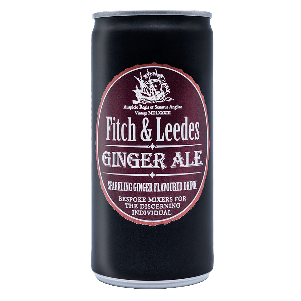 Fitch & Leedes Ginger Ale 200ml Pacote com 6
