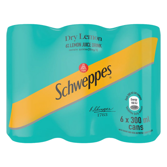 Schweppes Limão Seco 200ml Pacote com 6