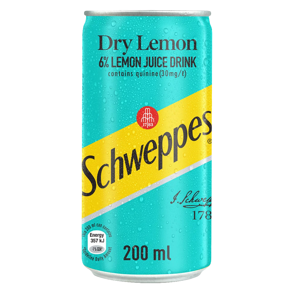 Schweppes Limão Seco 200ml Pacote com 6