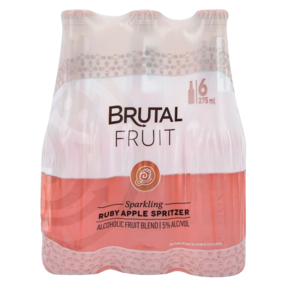 BRUTAL FRUIT RUBY APPLE SPRITEZER 275ml x6