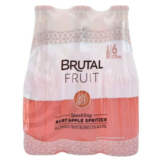 BRUTAL FRUIT RUBY APPLE SPRITEZER 275ml x6